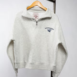 1991 Ladies Brushed 80/20 Quarter Zip | Oatmeal