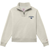 1991 Ladies Brushed 80/20 Quarter Zip | Oatmeal