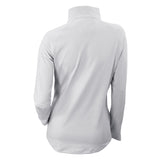 Ladies Outward Nine Half Zip | White