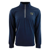 Mens Grid 1/4 Zip Pullover | True Navy