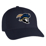 Airflow Laser Front Panel Structured Classic Fit Cap | Navy