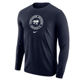 NIKE Core Cotton Long Sleeve Tee | Navy