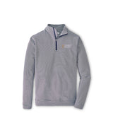 Perth Sugar Stripe Performance 1/4 Zip | Navy