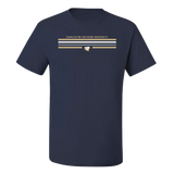 Blended Tee w/Laredo Design | Navy