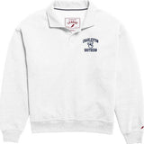 Victory Springs Ladies Collar Pullover | Heather Varsity White