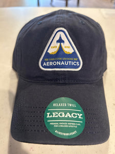 Legacy Relaxed EZA Twill Hat, Navy (Aeronautics)