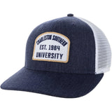 Mid-Pro Snapback Adjustable Hat | Melange Navy/White