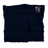Alpine Knit Cowl Neck Scarf | Navy