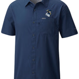 COLUMBIA Slack Tide Short Sleeve Button Down | Navy