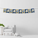 CSU Felt String Banner | Navy/Gold