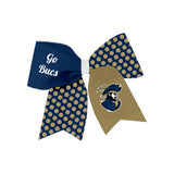 Spirit Cheer Ribbon Barrette, Navy