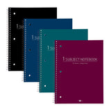 1 Subject Poly Cover Notebook College Ruled (10.5"x8")