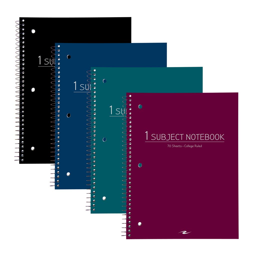 1 Subject Poly Cover Notebook College Ruled (10.5