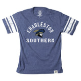 Youth Sleeve Striped Tee | Navy