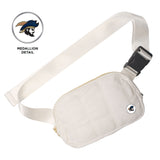 Quilted Belt Bag | White