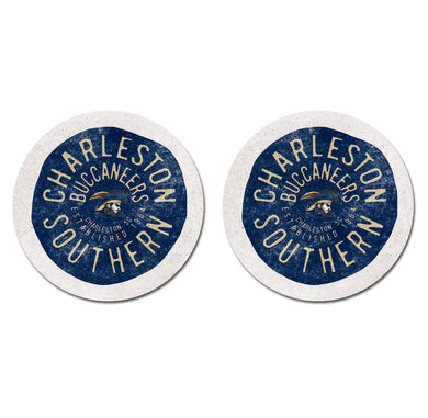 Thirsty Car Coaster 2-Pack, Natural