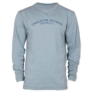 Slub Crewneck, Blue Fog