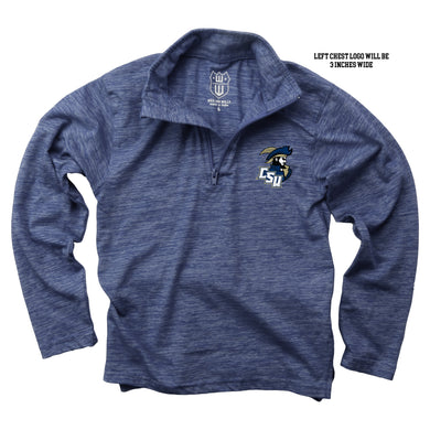 Youth Quarter Zip, Navy