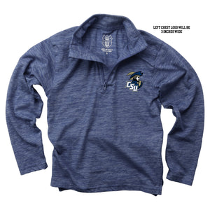 Youth Quarter Zip, Navy