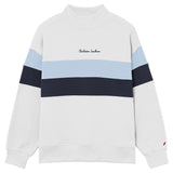 Game Day Striped Diana Mock Neck | Sno White