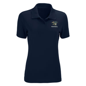 Ladies Vansport Omega Solid Mesh Polo, Football