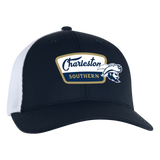 Hugo Structured Solid Nylon Spandex Classic Stretch Fit Cap | Navy