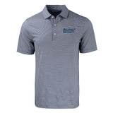 Forge Eco Double Stripe Stretch Recycled Mens Big &Tall Polo | Navy/White