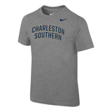 Nike Preschool Core Cotton Short Sleeve Tee (sizes 4-7) | Dark Heather