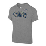 Nike Toddler Core Cotton Short Sleeve Tee (sizes 2T-4T) | Dark Heather