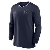 Sideline Dri-Fit Coaches Half Zip | Navy/White