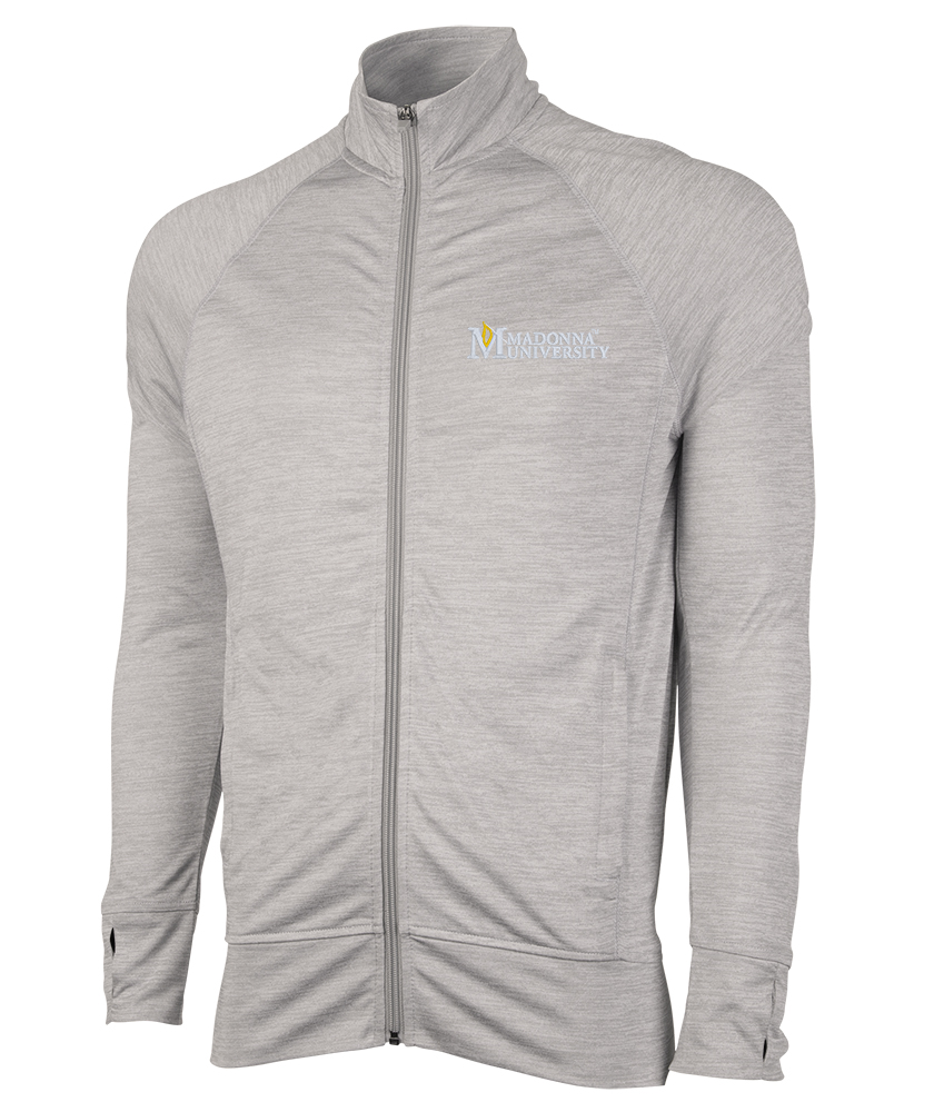 Men's Tru Fitness Jacket, Grey Space Dye