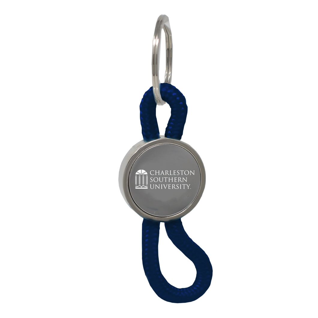 Disc Rope Key Chain, Navy