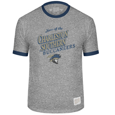 Vintage Triblend Ringer Tee | Heather Grey Navy