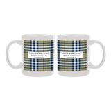 Liberty Cafe Mug | Plaid Design
