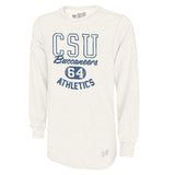 Long Sleeve Deconstructed Crew | Vintage White