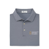 Jubilee Stripe Stretch Jersey Polo | Navy