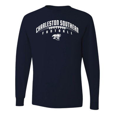 Long Sleeve Football Tee, Navy (F24)