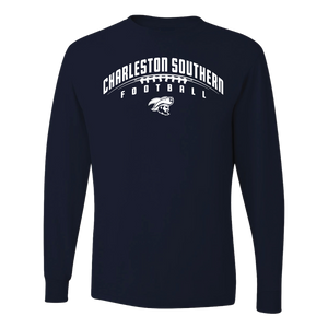 Long Sleeve Football Tee, Navy (F24)