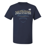 Short Sleeve Football Tee | Navy