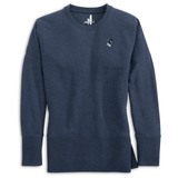 Brittany Drop Tail Crewneck | Midnight Navy