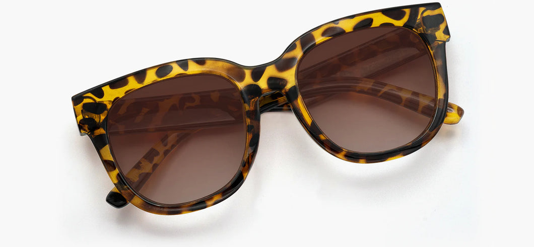 Chatham Brown Tortoise Frame, Amber Lens