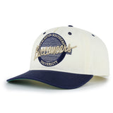 Retro 80s Circle Two-tone | Navy