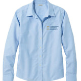 Ladies Wrinkle-Free Pinpoint Oxford Cloth Shirt | French Blue