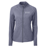 Adapt Eco Knit Heather Recycled Womens Full Zip | Navy Heather