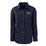 Roam Eco Recycled Womens Shirt Jacket | Navy