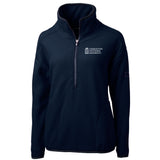 Cascade Eco Sherpa Womens Fleece Pullover Jacket | Navy