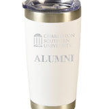 20oz Stainless Steel Tumbler | ALUMNI | White