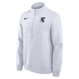 Nike Club Fleece Half Zip Pullover | White
