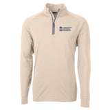 Adapt Eco Knit Stretch Recycled Mens Quarter Zip Pullover | Wheat
