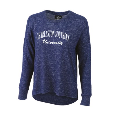 Cuddle Boxy Crew, Navy Heather